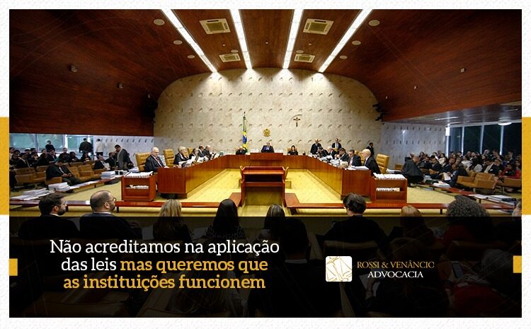  Não acreditamos na aplicação das leis mas queremos que as instituições funcionem