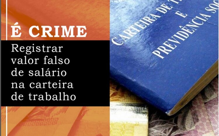  Registro de Salário em CTPS
