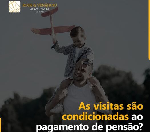  Direito de visitação vs. pagamento dos alimentos